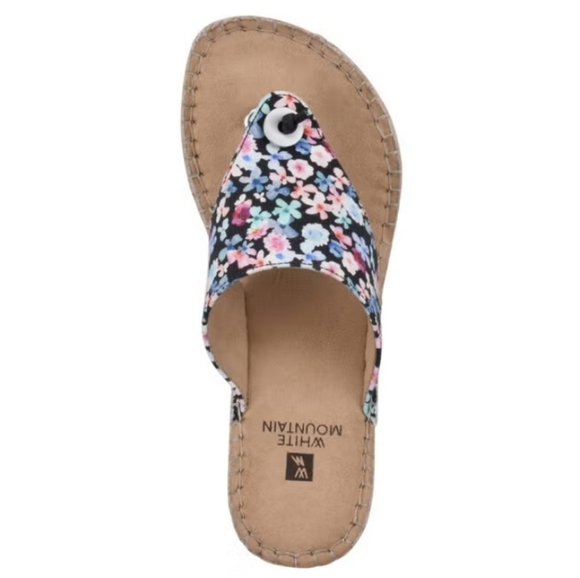 BRAND NEW WHITE MOUNTAIN BEACHBALL DRESSY WEDGE SANDAL by Roamans - Picture 8 of 16